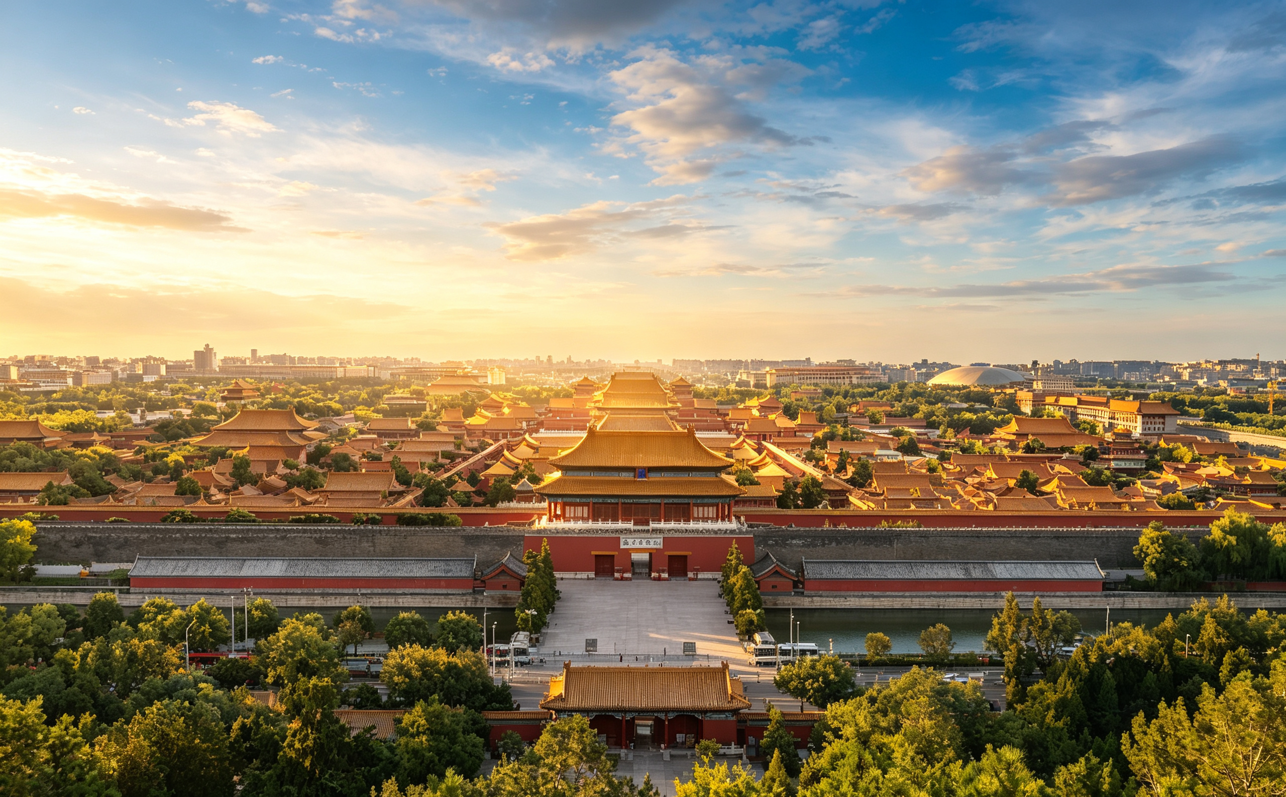 The Palace Museum and Forbidden City in Beijing