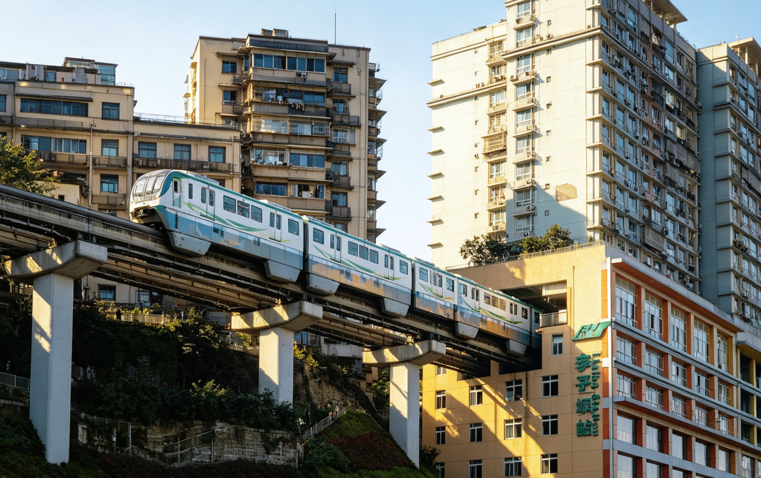 Liziba Train-Through- Building